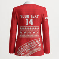 Mate Ma'a Tonga 2026 Rugby Custom Blazer Go Champions Tongan Ngatu Pattern LT14 - Polynesian Pride