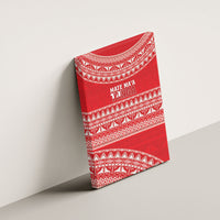 Mate Ma'a Tonga 2026 Rugby Canvas Wall Art Go Champions Tongan Ngatu Pattern LT14 - Polynesian Pride