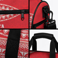 Mate Ma'a Tonga 2026 Rugby Duffle Bag Go Champions Tongan Ngatu Pattern LT14 - Polynesian Pride
