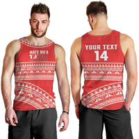 Mate Ma'a Tonga 2026 Rugby Custom Men Tank Top Go Champions Tongan Ngatu Pattern LT14 - Polynesian Pride