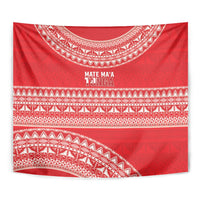 Mate Ma'a Tonga 2026 Rugby Tapestry Go Champions Tongan Ngatu Pattern LT14 - Polynesian Pride