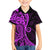 Polynesia Paisley Kid Hawaiian Shirt Polynesian With Tropical Flowers - Purple LT14 Kid Purple - Polynesian Pride