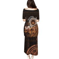 Talofa Samoa Puletasi Samoan Kava Bowl Siapo Pattern - Brown LT14 - Polynesian Pride