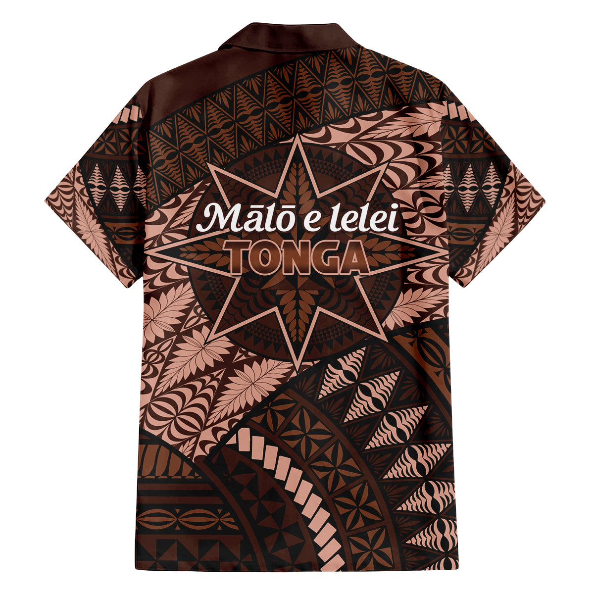 Malo e lelei Tonga Family Matching Tank Maxi Dress and Hawaiian Shirt Tongan Ngatu Pattern Vintage Vibes LT14 - Polynesian Pride