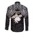 Ekamowir Omo Nauru Long Sleeve Button Shirt Naoero Twelve-pointed Star Polynesian Tattoo