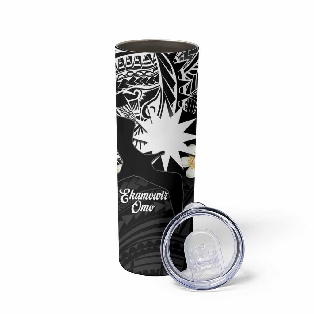 Ekamowir Omo Nauru Skinny Tumbler Naoero Twelve-pointed Star Polynesian Tattoo LT14 - Polynesian Pride