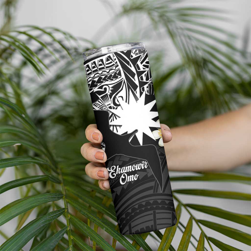 Ekamowir Omo Nauru Skinny Tumbler Naoero Twelve-pointed Star Polynesian Tattoo LT14 - Polynesian Pride