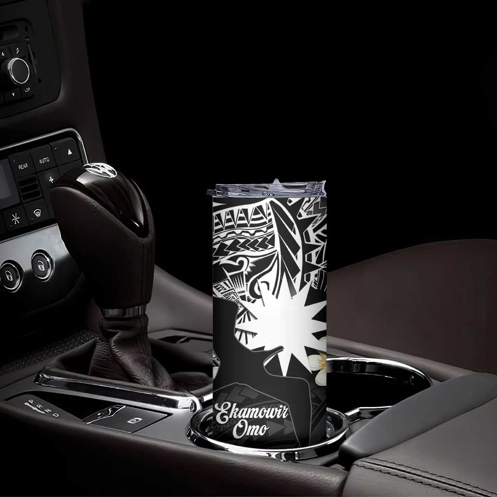 Ekamowir Omo Nauru Skinny Tumbler Naoero Twelve-pointed Star Polynesian Tattoo LT14 - Polynesian Pride