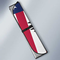 United States and Northern Mariana Islands Auto Sun Shade USA Flag Eagle CNMI Latte Stone Tropical Flowers LT14 - Polynesian Pride