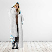 New Zealand Autism Awareness Month Hooded Blanket Takiwatanga Maori Lizard With Sunflower