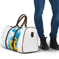 New Zealand Autism Awareness Month Travel Bag Takiwatanga Maori Lizard With Sunflower LT14 - Polynesian Pride