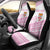 Fiji Rugby 2025 Custom Car Seat Cover Fijian Tapa Toso Viti Toso - Pink