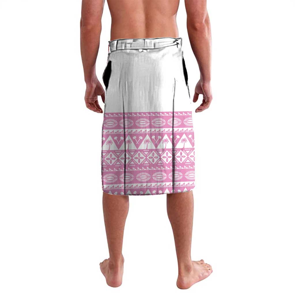 Fiji Rugby 2025 Custom Lavalava Fijian Tapa Toso Viti Toso - Pink LT14 - Polynesian Pride