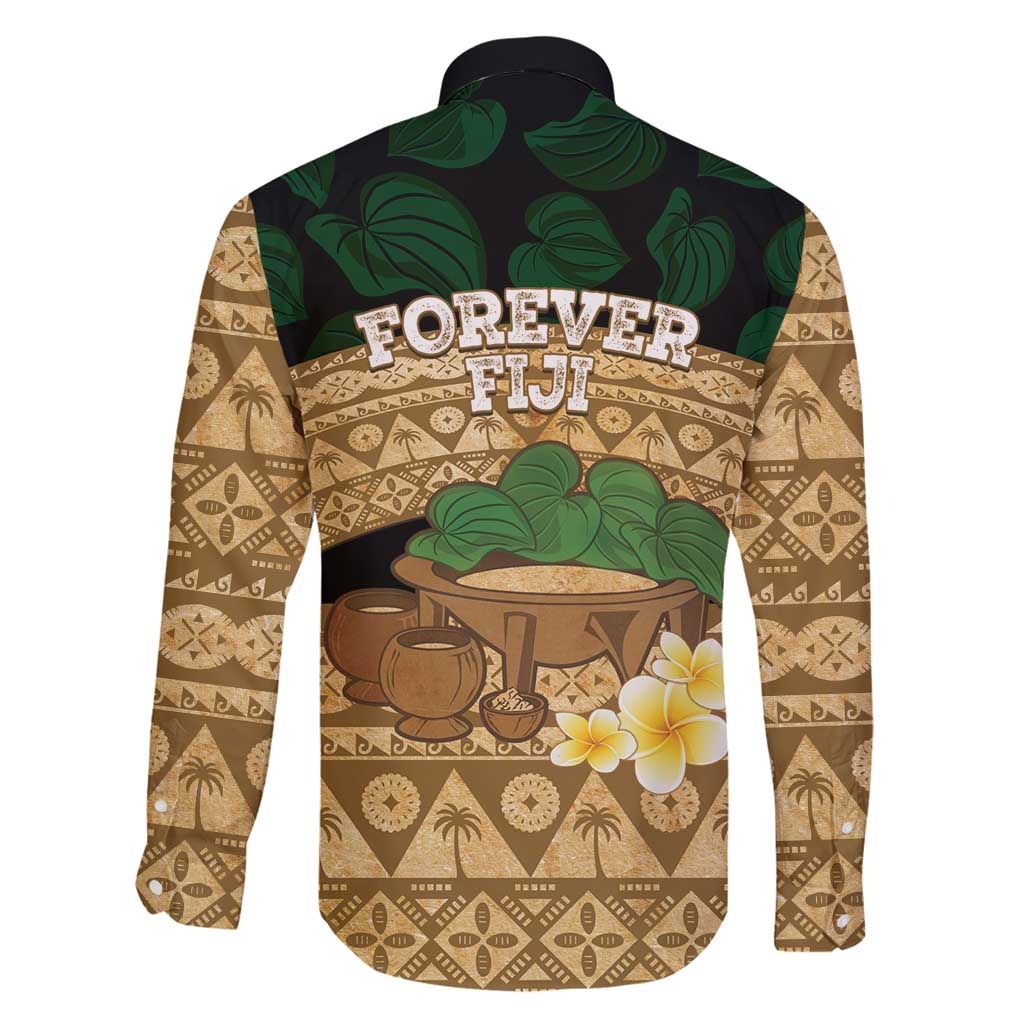 Bula Fiji Kava Bowl Family Matching Puletasi and Hawaiian Shirt Fijian Tapa Cloth Vintage Vibe LT14 - Polynesian Pride