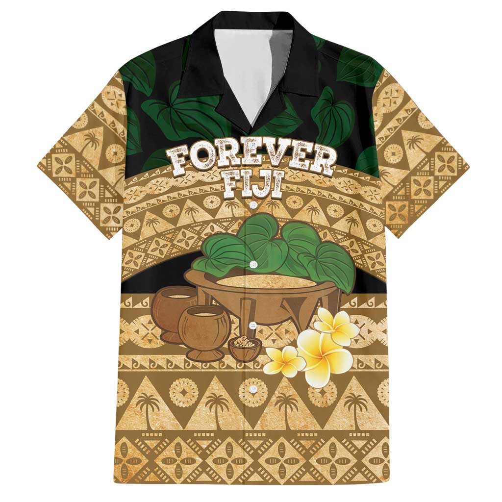 Bula Fiji Kava Bowl Hawaiian Shirt Fijian Tapa Cloth Vintage Vibe LT14 Brown - Polynesian Pride