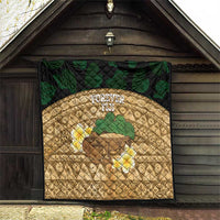 Bula Fiji Kava Bowl Quilt Fijian Tapa Cloth Vintage Vibe LT14 - Polynesian Pride