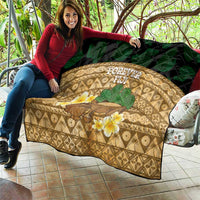 Bula Fiji Kava Bowl Quilt Fijian Tapa Cloth Vintage Vibe LT14 - Polynesian Pride