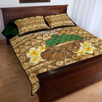 Bula Fiji Kava Bowl Quilt Bed Set Fijian Tapa Cloth Vintage Vibe LT14 - Polynesian Pride