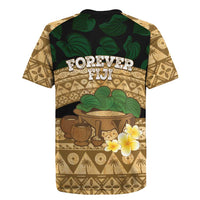 Bula Fiji Kava Bowl Rugby Jersey Fijian Tapa Cloth Vintage Vibe LT14 - Polynesian Pride