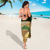 Bula Fiji Kava Bowl Sarong Fijian Tapa Cloth Vintage Vibe LT14 - Polynesian Pride