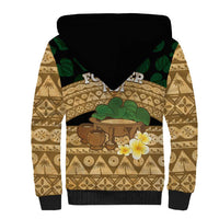 Bula Fiji Kava Bowl Sherpa Hoodie Fijian Tapa Cloth Vintage Vibe LT14 - Polynesian Pride