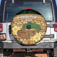 Bula Fiji Kava Bowl Spare Tire Cover Fijian Tapa Cloth Vintage Vibe LT14 Brown - Polynesian Pride