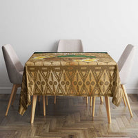 Bula Fiji Kava Bowl Tablecloth Fijian Tapa Cloth Vintage Vibe