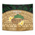 Bula Fiji Kava Bowl Tapestry Fijian Tapa Cloth Vintage Vibe