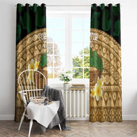 Bula Fiji Kava Bowl Window Curtain Fijian Tapa Cloth Vintage Vibe LT14 - Polynesian Pride