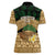 Bula Fiji Kava Bowl Women Polo Shirt Fijian Tapa Cloth Vintage Vibe