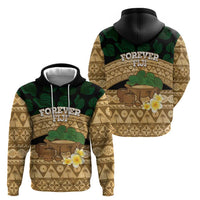 Bula Fiji Kava Bowl Zip Hoodie Fijian Tapa Cloth Vintage Vibe LT14 - Polynesian Pride
