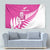 New Zealand Silver Fern Rugby Custom Tapestry Go All Black Maori Pink Version
