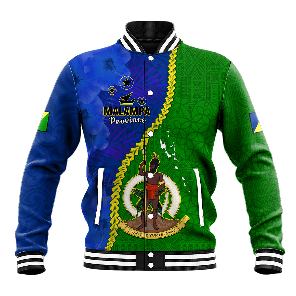 Vanuatu Malampa Province Baseball Jacket Turtle Sand Drawing Unique Tapa Pattern LT14 Unisex Green - Polynesian Pride
