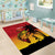 Custom Papua New Guinea Cricket Area Rug PNG Barramundis - Polynesian Pride