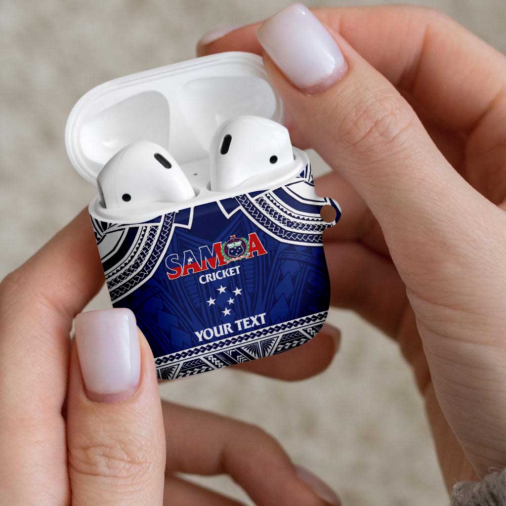 Custom Samoa Cricket AirPods Case Go Champions Samoan - Polynesian Pride