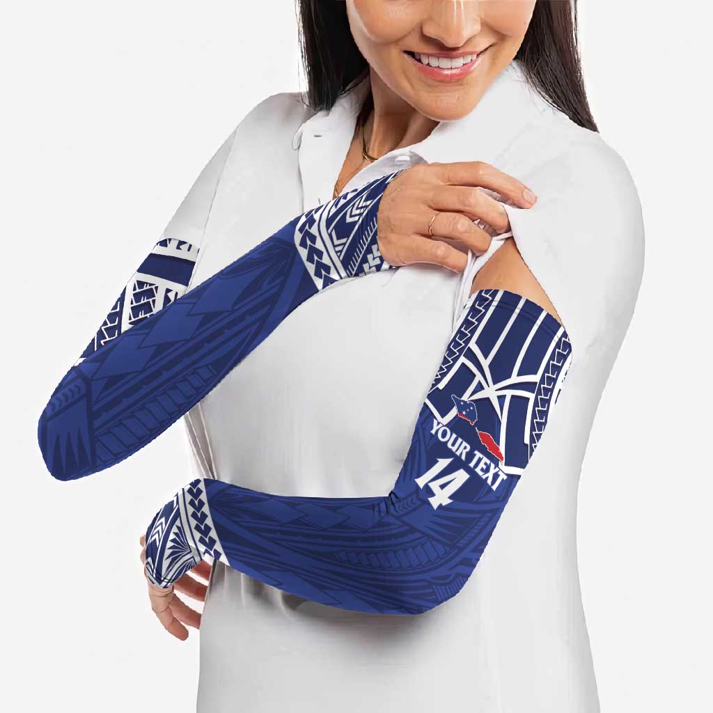 Custom Samoa Cricket Arm Sleeves Go Champions Samoan - Polynesian Pride