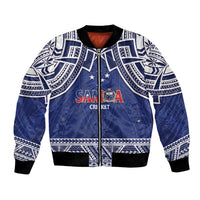 Custom Samoa Cricket Bomber Jacket Go Champions Samoan - Polynesian Pride