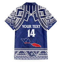 Custom Samoa Cricket Family Matching Long Sleeve Bodycon Dress and Hawaiian Shirt Go Champions Samoan LT14 - Polynesian Pride
