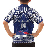 Custom Samoa Cricket Family Matching Mermaid Dress and Hawaiian Shirt Go Champions Samoan LT14 - Polynesian Pride