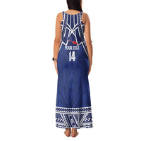 Custom Samoa Cricket Family Matching Tank Maxi Dress and Hawaiian Shirt Go Champions Samoan LT14 - Polynesian Pride