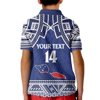 Custom Samoa Cricket Kid Polo Shirt Go Champions Samoan - Polynesian Pride