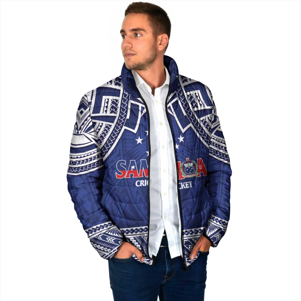 Custom Samoa Cricket Padded Jacket Go Champions Samoan - Polynesian Pride