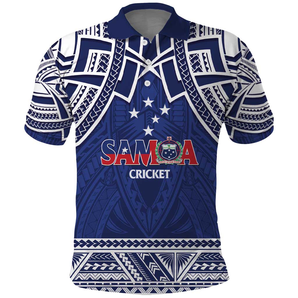 Custom Samoa Cricket Polo Shirt Go Champions Samoan - Polynesian Pride