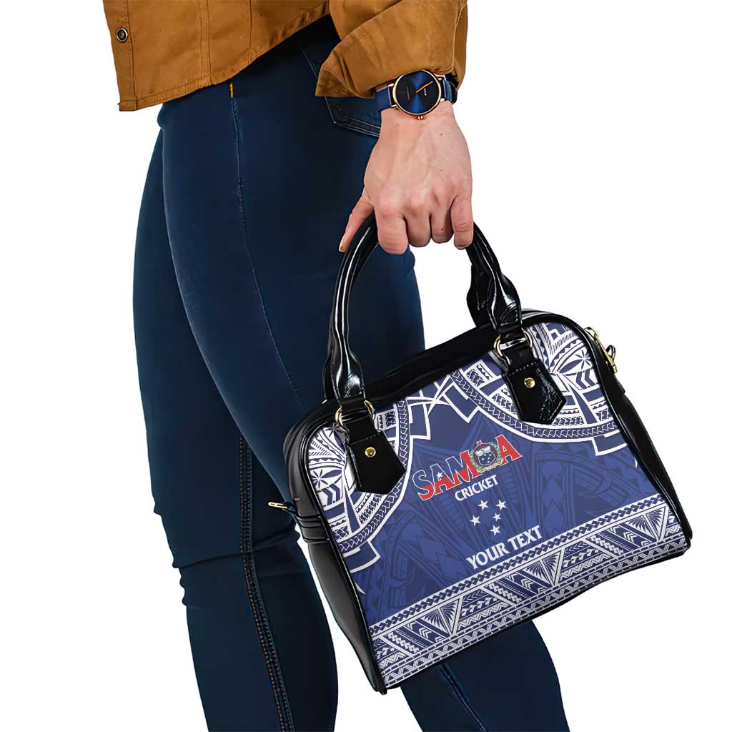 Custom Samoa Cricket Shoulder Handbag Go Champions Samoan - Polynesian Pride