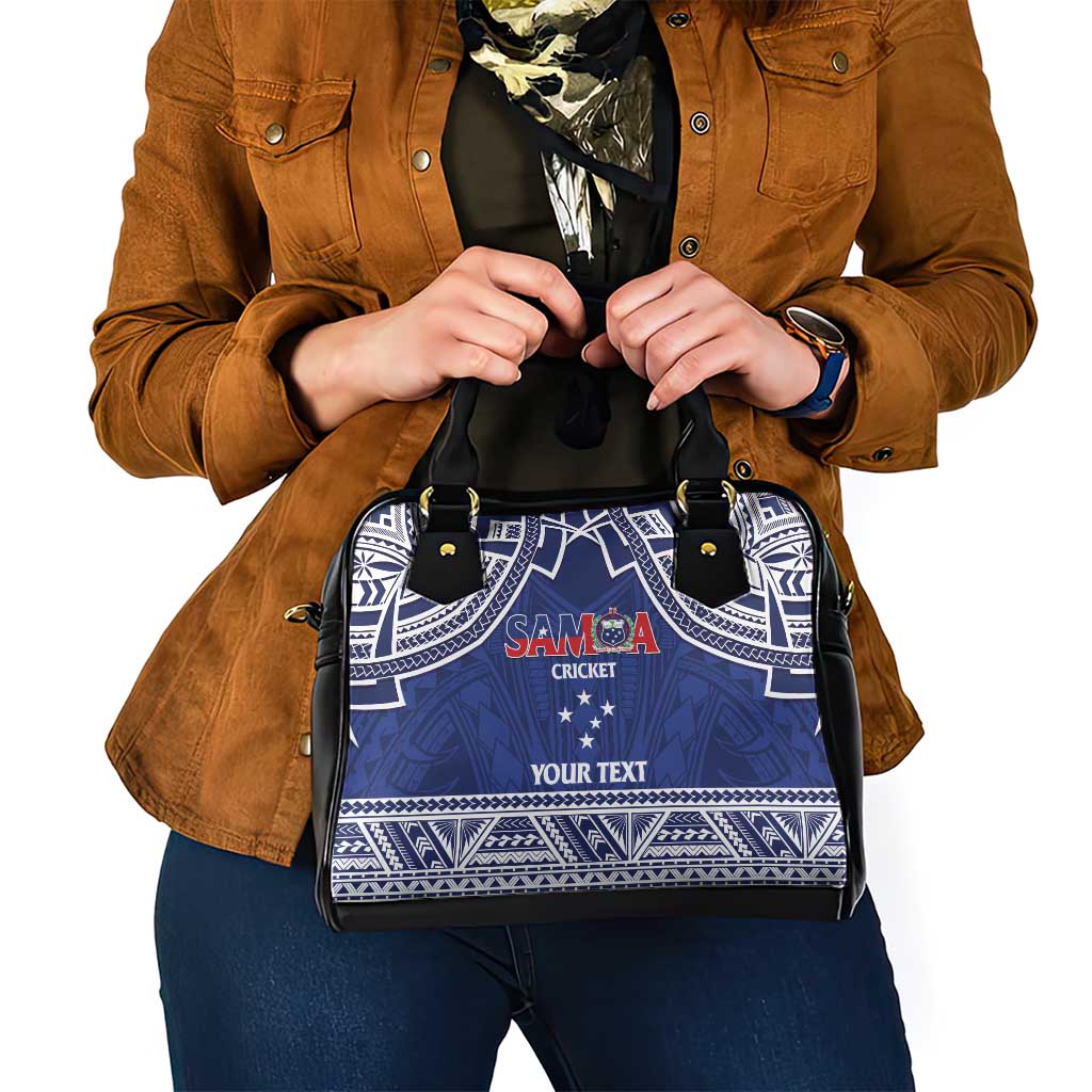 Custom Samoa Cricket Shoulder Handbag Go Champions Samoan - Polynesian Pride