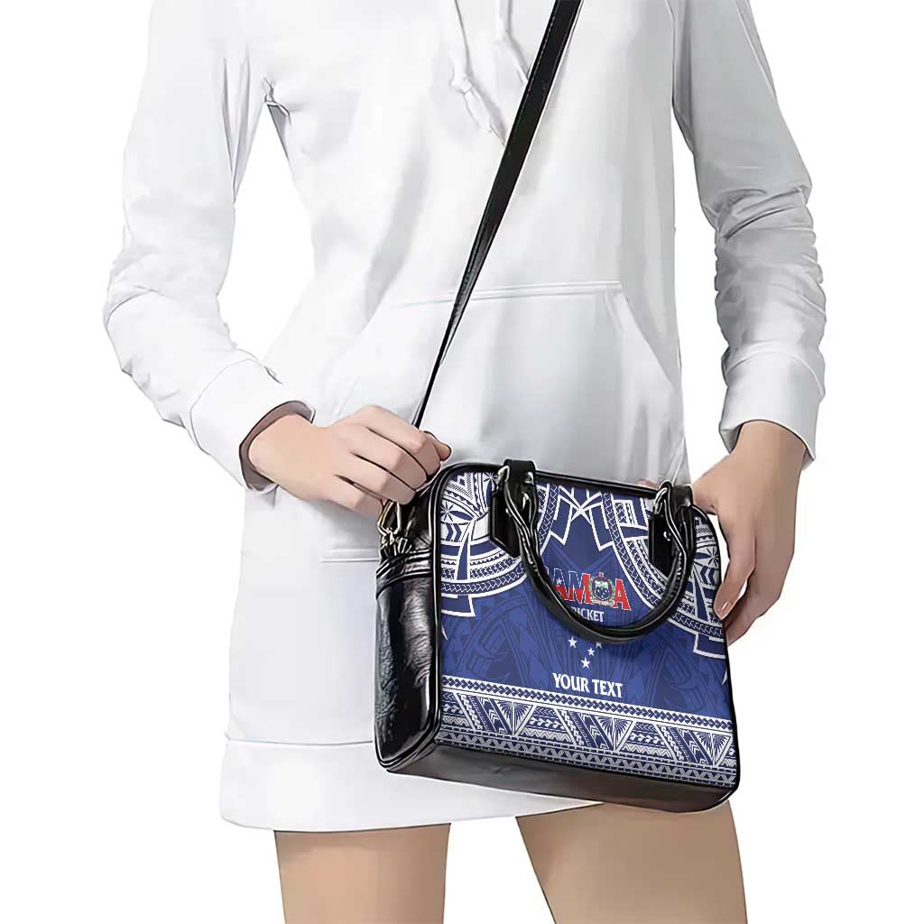 Custom Samoa Cricket Shoulder Handbag Go Champions Samoan - Polynesian Pride