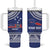Custom Samoa Cricket Tumbler With Handle Go Champions Samoan - Polynesian Pride
