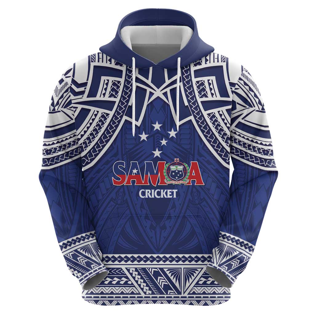 Custom Samoa Cricket Zip Hoodie Go Champions Samoan - Polynesian Pride