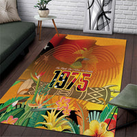 Papua New Guinea Independence Day Area Rug One People One Nation One Country LT14 Multicolor - Polynesian Pride