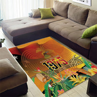 Papua New Guinea Independence Day Area Rug One People One Nation One Country LT14 - Polynesian Pride